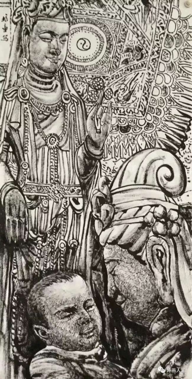 马培童,观音佛造像 马培童,观音佛造像