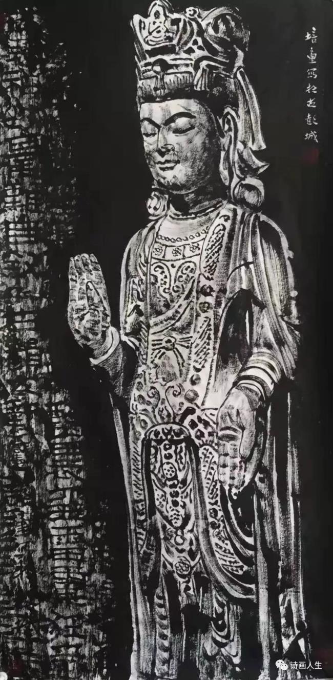 马培童,观音佛造像 马培童,观音佛造像