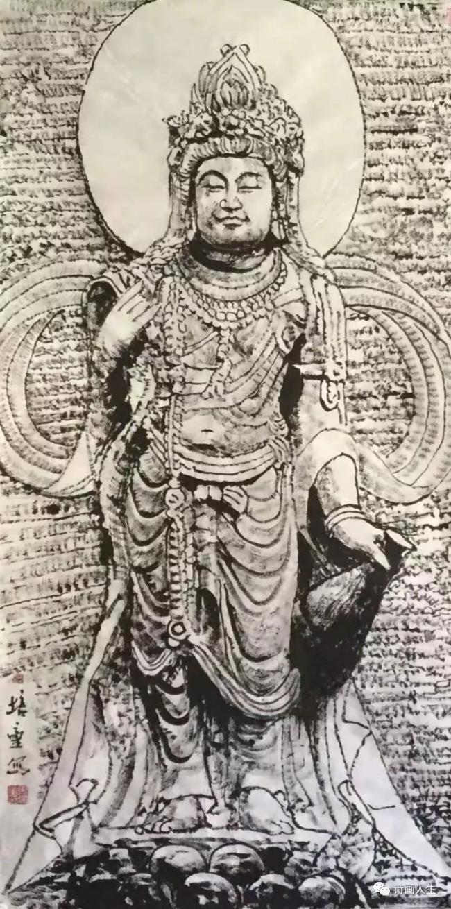 马培童,观音佛造像 马培童,观音佛造像